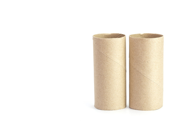 Paper tubes of toilet paper - Фото, изображение