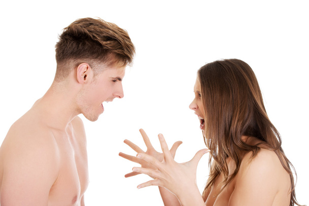 Couple having an argue. - Fotoğraf, Görsel