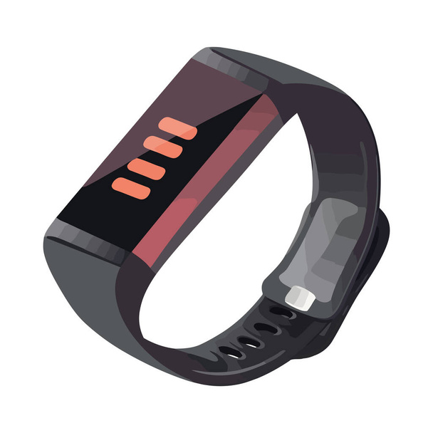 fashion technology smart watch icon isolated - Vector, Image