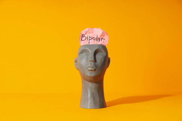 Zihinsel bozukluk - Bipolar bozukluk, metin için boşluk - Fotoğraf, Görsel