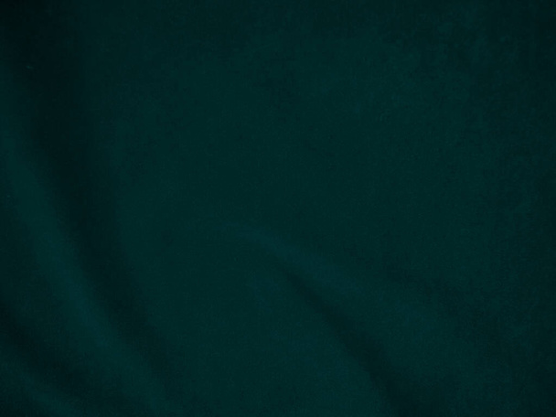 Dark green old velvet fabric texture used as background. Empty green fabric background of soft and smooth textile material. There is space for text..	 - Fotoğraf, Görsel