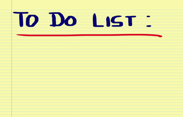 To Do List Concept - Foto, afbeelding