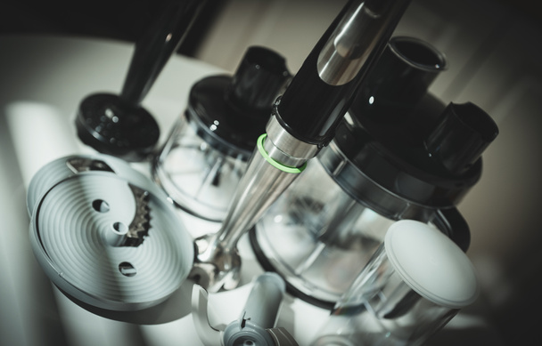Kitchen blender with attachments and food processor. - 写真・画像