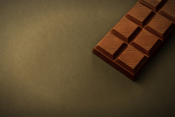 Black chocolate bar - Фото, изображение