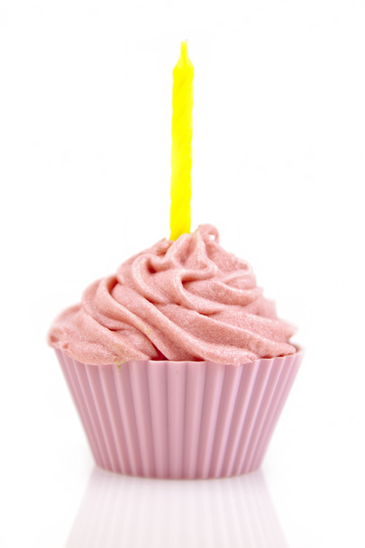 Pink cupcake - Фото, зображення