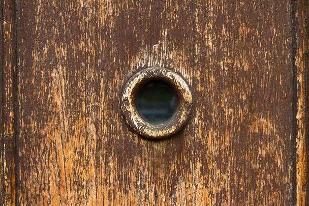 Spähloch an Tür - Foto, Bild