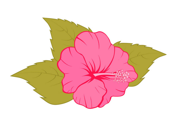 azalea flor diseño vector plano moderno aislado ilustración - Vector, Imagen