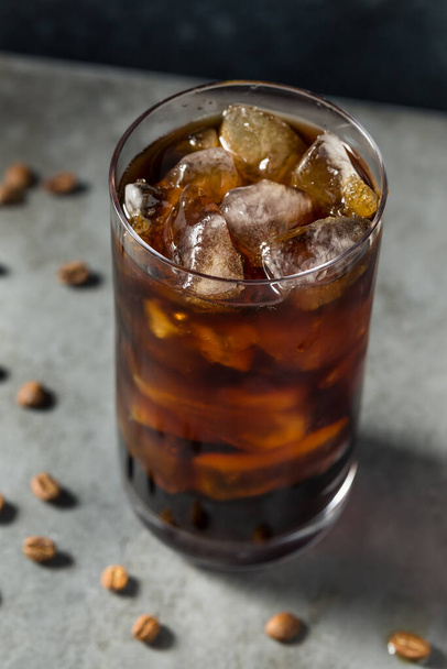Cold Refreshing Iced Cold Brew Coffee in a Glass - Photo, image