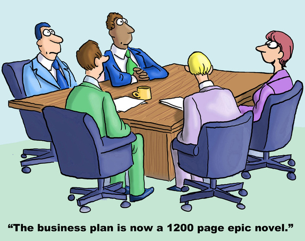 Epische businessplan - Vector, afbeelding