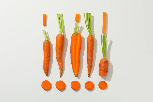 Tuore porkkana, ruoka ruokavalioon ja terveelliseen ruokavalioon - Valokuva, kuva