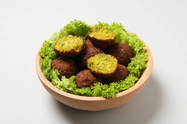 Vejetaryen yemek konsepti - falafel, lezzetli falafel topları - Fotoğraf, Görsel