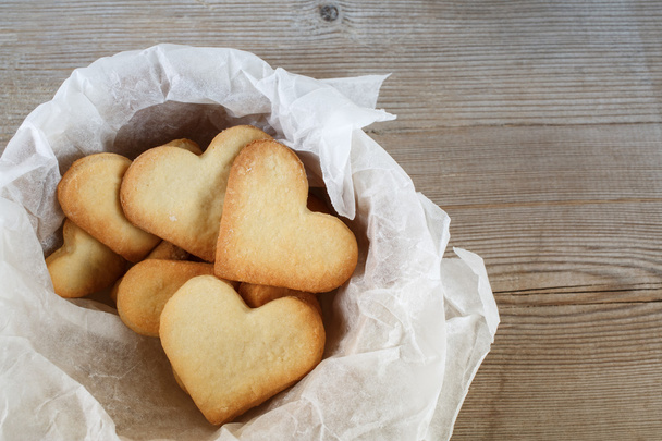 Biscuits en forme de coeur
  - Photo, image