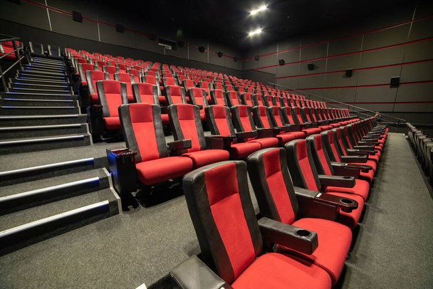 lugares vazios na sala de cinema - Foto, Imagem