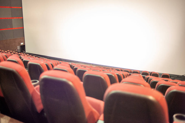 empty cinema seats in the auditorium - Photo, Image