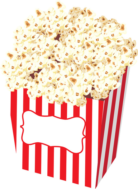 Popcorn zak stock illustratie - Foto, afbeelding