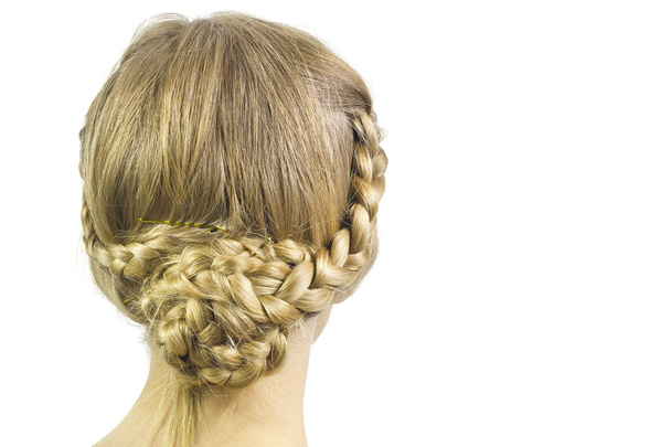 Tresse de chignon coiffure
 - Photo, image