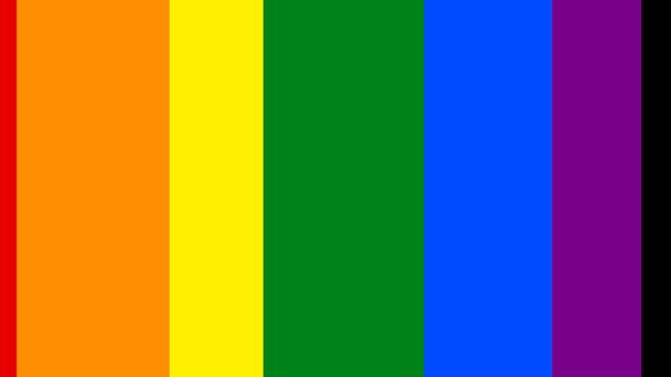 Dynamické vícebarevné obdélníky: Otevřít a zavřít pro ohromující obrazovky Přechody - pulzující přírůstek do libovolného projektu! LGBTQ Pride month concept, LGBT FLAG. - Fotografie, Obrázek