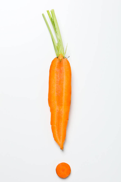 Fresh carrot, food for diet and healthy eating - Fotó, kép