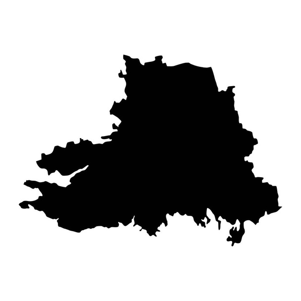 Карта Херсонської області, провінція Україна. Приклад вектора. - Вектор, зображення