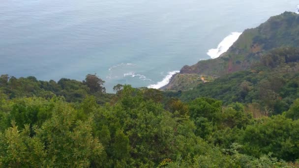 Θέα από την πράσινη ακτή της Μαδέρας - Πλάνα, βίντεο