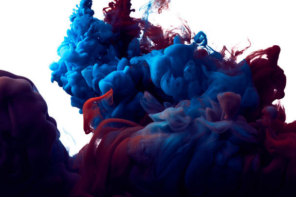 Акрилові змішані фарби сплескають абстрактний фон текстури
 - Фото, зображення