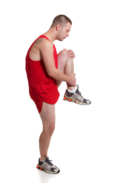 Runner Stretching - Zdjęcie, obraz