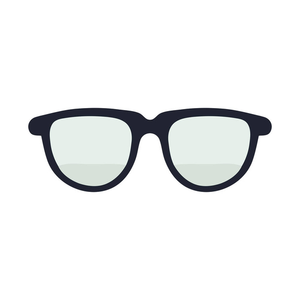 Fashionable eyeglasses a symbol of elegance and beauty isolated - Вектор,изображение