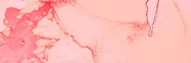 Goud roze marmer. Abstract Wallpaper. Inktgolfverf. Acryl plons. Elegant kunstpatroon. Alcohol Luxe Marmer. Rose Illustratie. Olieverf Gradient Painting. Aquarel Vloeibaar Marmer. - Foto, afbeelding