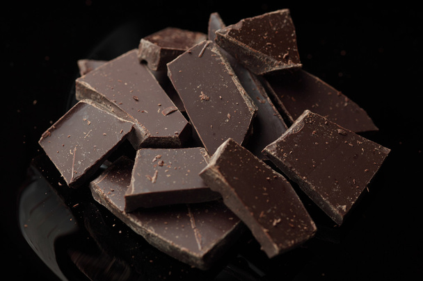 Pieces of chocolate - Фото, зображення