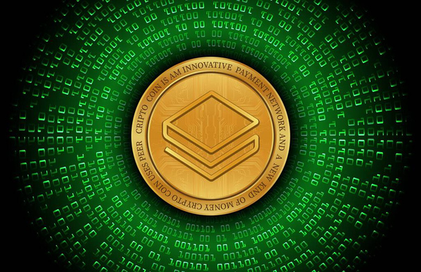 stratis-strax virtual currency images. 3d illustration. - Photo, Image