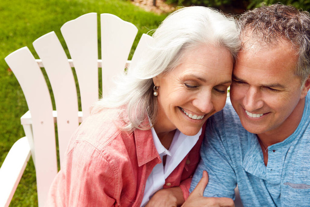 Be with the one that makes you laugh everyday. a senior couple spending their day outside - Photo, Image