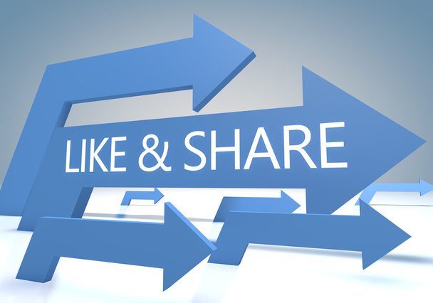 Like and Share - Фото, изображение