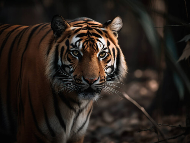 close-up of tiger in the wild - Foto, Imagem