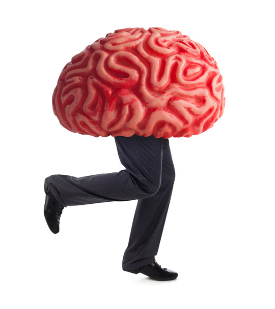 Metafoor van de brain drain - Foto, afbeelding