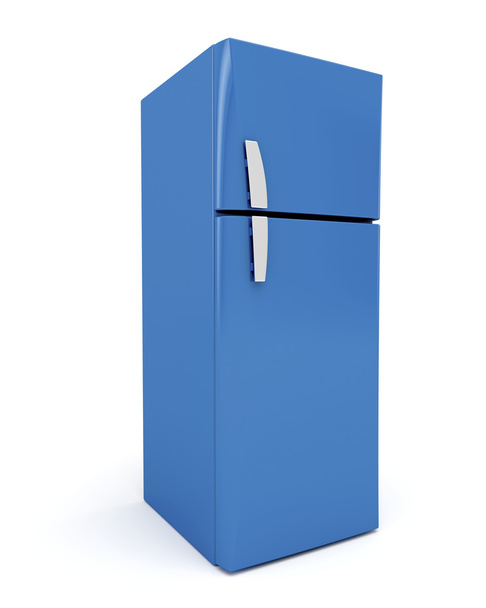 μπλε ψυγείο - Φωτογραφία, εικόνα