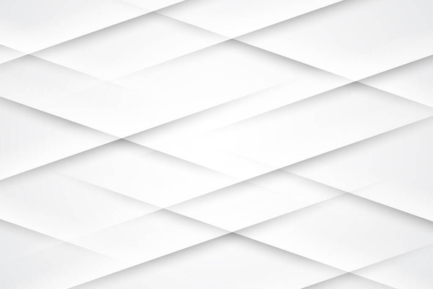 Moderne abstracte 3d witte achtergrond - Vector, afbeelding