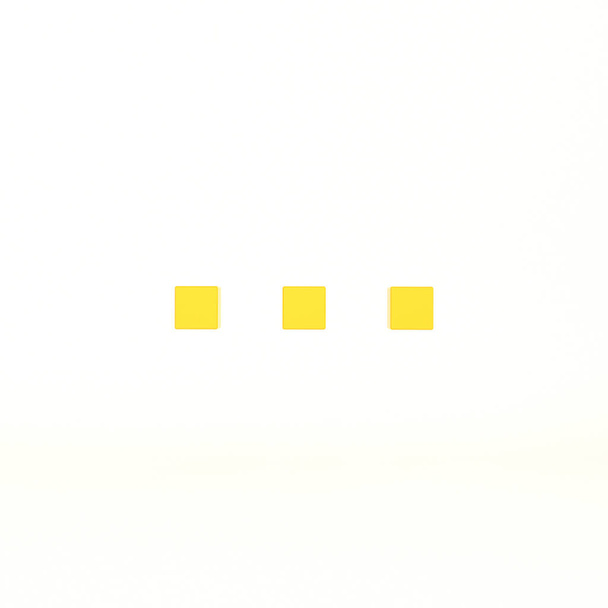 Ellipsis Three Dots Icon Front Side With White Background - Zdjęcie, obraz