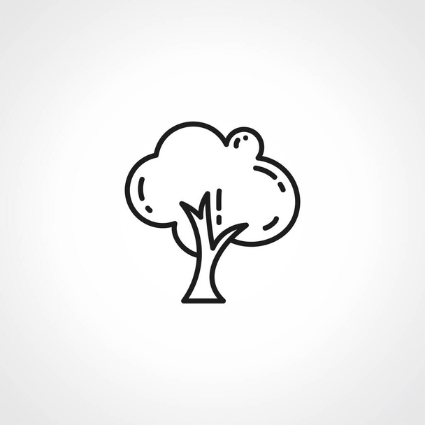 icône de ligne d'arbre. icône arborescente - Vecteur, image