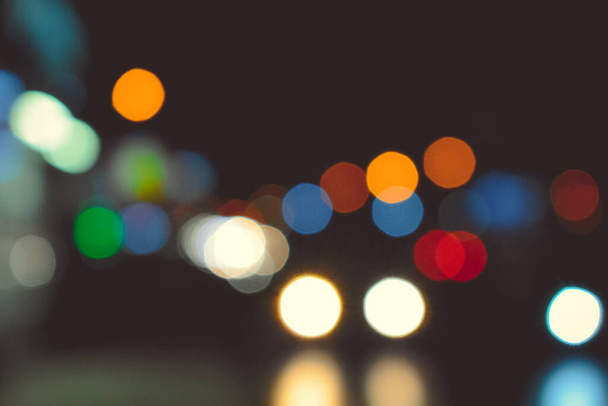 abstract background of bokeh lights - Foto, Imagem