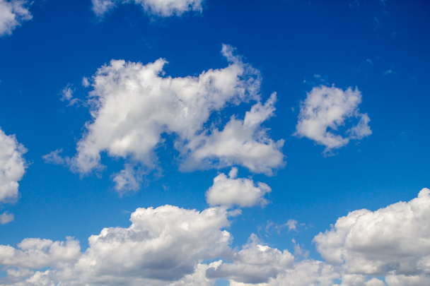 Clouds and a blue sky background - Photo, Image
