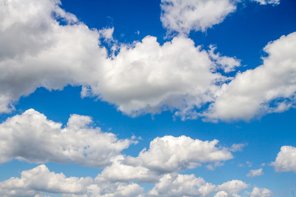 Clouds and a blue sky background - Photo, Image