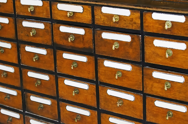 Vintage dřevěný kabinet - Fotografie, Obrázek