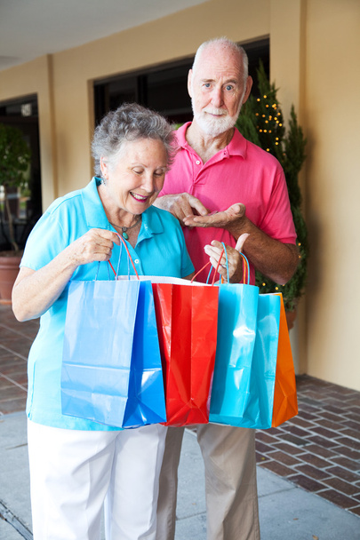 Shopping Seniors - Inflation - Fotoğraf, Görsel