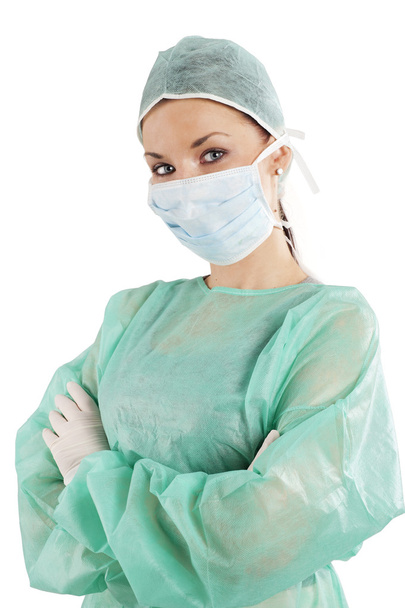 The nurse with mask - Foto, Imagen