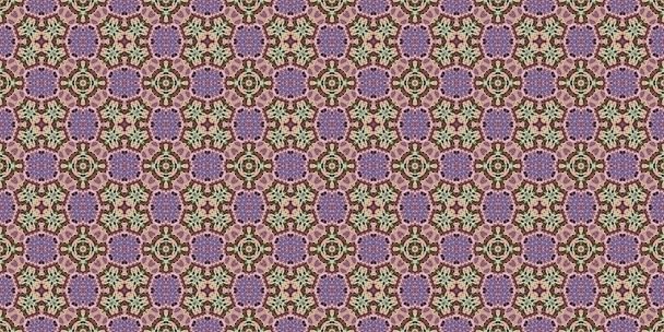 Wide seamless pattern. Abstract woven. Kaleidoscope - Photo, Image
