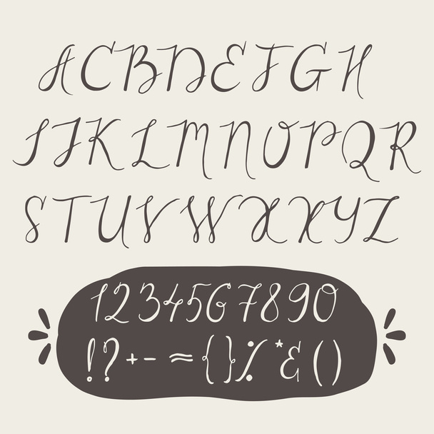 Lettere disegnate a mano dell'alfabeto
 - Vettoriali, immagini