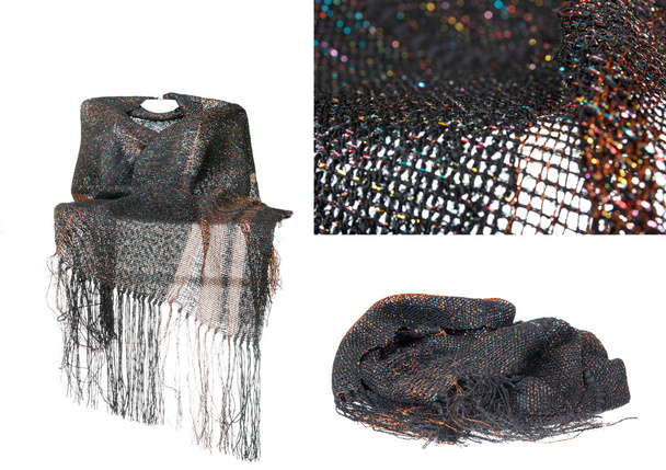 Невидимая модель манекена с разноцветной шеей или шарфом
 - Фото, изображение