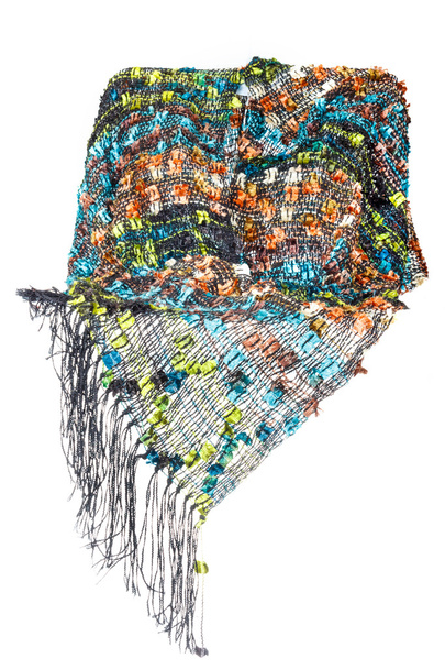 Modello di manichino invisibile con collo o sciarpa colorati
 - Foto, immagini