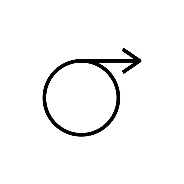 Desenrolla el icono de signo aislado sobre fondo blanco. Símbolo gráfico moderno, simple, vector, icono para el diseño del sitio web, aplicación móvil, ui. Ilustración vectorial - Vector, imagen