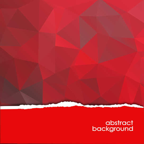 абстрактний червоний фон з полігональним візерунком
 - Вектор, зображення